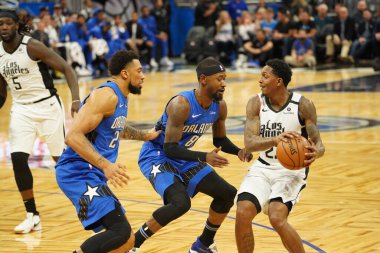 Orlando Magic, 26 Ocak 2020 'de Orlando Florida' daki Amway Center 'da Los Angeles Clippers' a ev sahipliği yaptı. Fotoğraf: Marty Jean-Louis