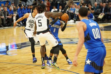 Orlando Magic, 26 Ocak 2020 'de Orlando Florida' daki Amway Center 'da Los Angeles Lakers' a ev sahipliği yaptı. Fotoğraf: Marty Jean-Louis