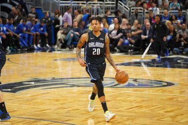 Orlando Magic 1 Şubat 2020 tarihinde Orlando Florida 'daki Amway Center' da Miami Heat 'e ev sahipliği yaptı. Fotoğraf: Marty Jean-Louis