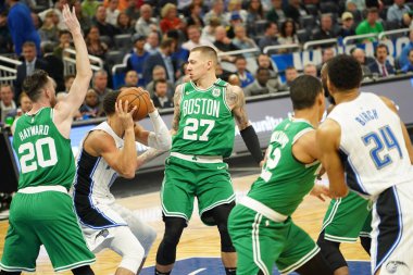 Orlando Magic, 24 Ocak 2020 tarihinde Orlando, Florida 'da Boston Celtics' e ev sahipliği yapmaktadır. Fotoğraf: Marty Jean-Louis