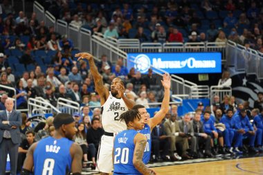 Orlando Magic, 26 Ocak 2020 'de Orlando Florida' daki Amway Center 'da Los Angeles Clippers' a ev sahipliği yaptı. Fotoğraf: Marty Jean-Louis