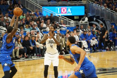 Orlando Magic, 26 Ocak 2020 'de Orlando Florida' daki Amway Center 'da Los Angeles Clippers' a ev sahipliği yaptı. Fotoğraf: Marty Jean-Louis