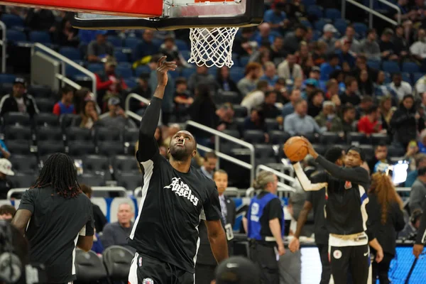 Orlando Magic Hospeda Clippers Amway Center Orlando Florida Domingo Janeiro — Fotografia de Stock