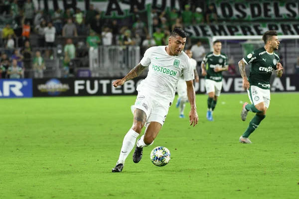 Florida Cup2020 Palmeiras Atletico Nacional Zápas Stadionu Exploria Orlandu Floridě — Stock fotografie