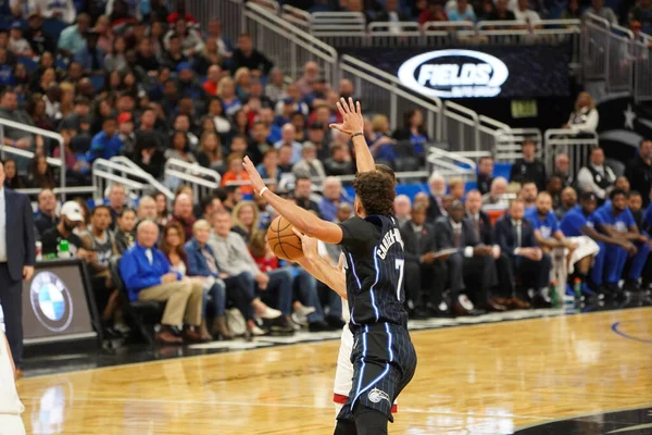 Orlando Magic Recebe Miami Heat Amway Center Orlando Florida Sábado — Fotografia de Stock