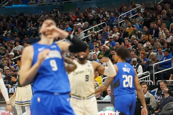 Orlando Magic Ospita Milwaukee Bucks All Amway Orlando Florida Sabato — Foto Stock