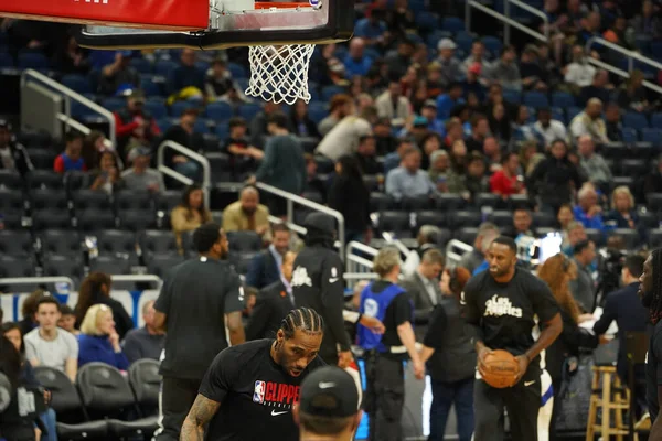 Orlando Magic Menjadi Tuan Rumah Clippers Amway Center Orlando Florida — Stok Foto