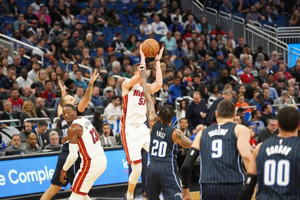 Orlando Magic Värd För Miami Heat Amway Center Orlando Florida — Stockfoto