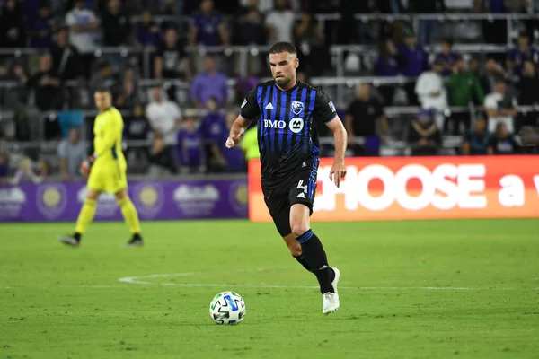 Orlando City Hospeda Montreal Uma Partida Amigável Exploria Stadium Orlando — Fotografia de Stock