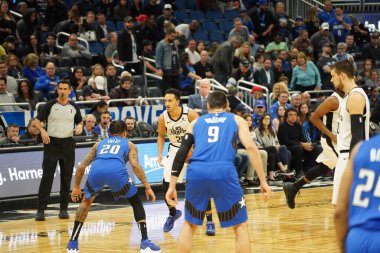 Orlando Magic, 26 Ocak 2020 'de Orlando Florida' daki Amway Center 'da Los Angeles Clippers' a ev sahipliği yaptı. Fotoğraf: Marty Jean-Louis