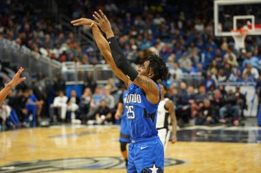 Orlando Magic, 26 Ocak 2020 'de Orlando Florida' daki Amway Center 'da Los Angeles Lakers' a ev sahipliği yaptı. Fotoğraf: Marty Jean-Louis