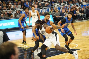 Orlando Magic, 26 Ocak 2020 'de Orlando Florida' daki Amway Center 'da Los Angeles Clippers' a ev sahipliği yaptı. Fotoğraf: Marty Jean-Louis