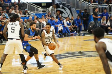 Orlando Magic, 26 Ocak 2020 'de Orlando Florida' daki Amway Center 'da Los Angeles Clippers' a ev sahipliği yaptı. Fotoğraf: Marty Jean-Louis