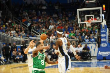 Orlando Magic, 24 Ocak 2020 tarihinde Orlando, Florida 'da Boston Celtics' e ev sahipliği yapmaktadır. Fotoğraf: Marty Jean-Louis