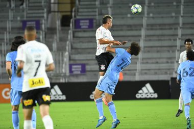 Florida Kupası 2020: Corinthians - NYCFC maçı 15 Ocak 2020 'de Orlando Florida Exploria Stadyumu' nda yapıldı.