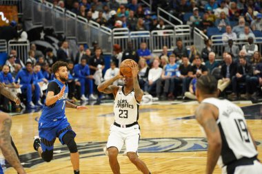 Orlando Magic, 26 Ocak 2020 'de Orlando Florida' daki Amway Center 'da Los Angeles Clippers' a ev sahipliği yaptı. Fotoğraf: Marty Jean-Louis