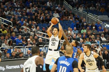 Orlando Magic, 26 Ocak 2020 'de Orlando Florida' daki Amway Center 'da Los Angeles Clippers' a ev sahipliği yaptı. Fotoğraf: Marty Jean-Louis