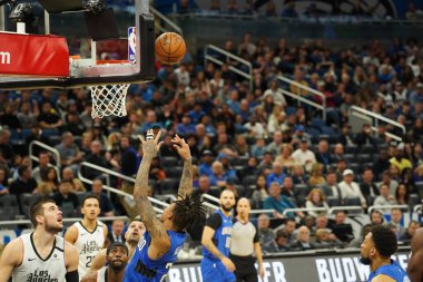 Orlando Magic, 26 Ocak 2020 'de Orlando Florida' daki Amway Center 'da Los Angeles Lakers' a ev sahipliği yaptı. Fotoğraf: Marty Jean-Louis