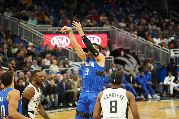 Orlando Magic Gastheer Van Lakers Het Amway Center Orlando Florida — Stockfoto