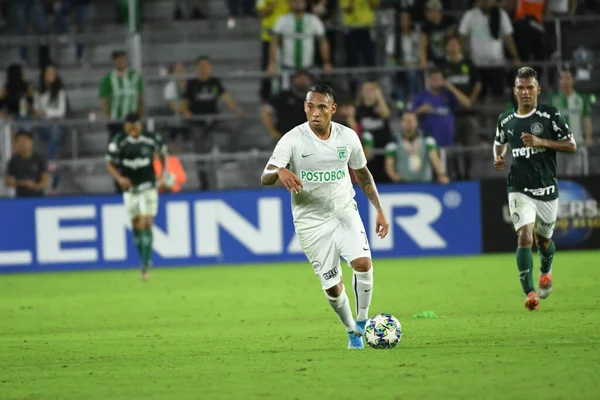 Florida Cup 2020 Palmeiras Atletico Nacional Mecz Exploria Stadium Orlando — Zdjęcie stockowe