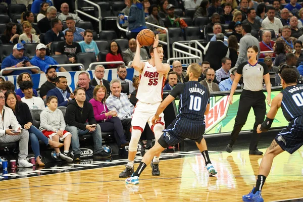 Orlando Magic 1 Şubat 2020 tarihinde Orlando Florida 'daki Amway Center' da Miami Heat 'e ev sahipliği yaptı. Fotoğraf: Marty Jean-Louis
