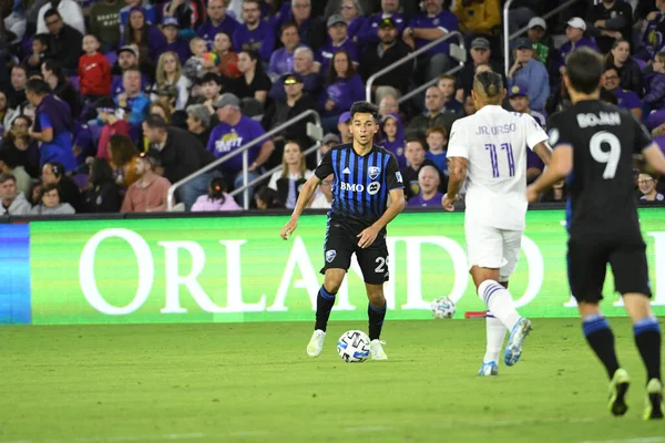 Orlando City Anfitrión Montreal Partido Amistoso Estadio Exploria Orlando Florida —  Fotos de Stock