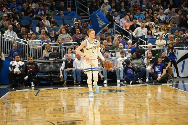 Orlando Magic Φιλοξενεί Milwaukee Bucks Στο Amway Στο Ορλάντο Της — Φωτογραφία Αρχείου