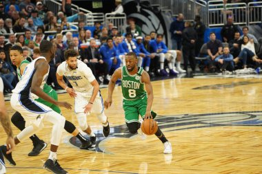 Orlando Magic, 24 Ocak 2020 tarihinde Orlando, Florida 'da Boston Celtics' e ev sahipliği yapmaktadır. Fotoğraf: Marty Jean-Louis