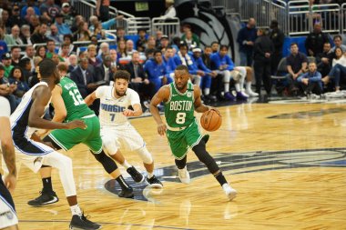 Orlando Magic, 24 Ocak 2020 tarihinde Orlando, Florida 'da Boston Celtics' e ev sahipliği yapmaktadır. Fotoğraf: Marty Jean-Louis