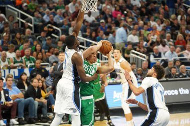 Orlando Magic, 24 Ocak 2020 tarihinde Orlando, Florida 'da Boston Celtics' e ev sahipliği yapmaktadır. Fotoğraf: Marty Jean-Louis