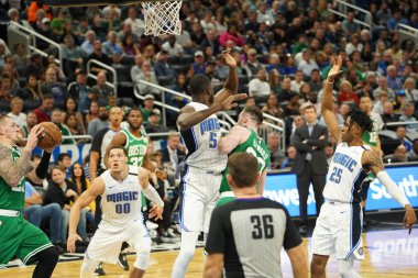 Orlando Magic, 24 Ocak 2020 tarihinde Orlando, Florida 'da Boston Celtics' e ev sahipliği yapmaktadır. Fotoğraf: Marty Jean-Louis