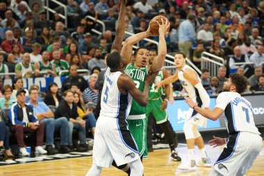 Orlando Magic, 24 Ocak 2020 tarihinde Orlando, Florida 'da Boston Celtics' e ev sahipliği yapmaktadır. Fotoğraf: Marty Jean-Louis