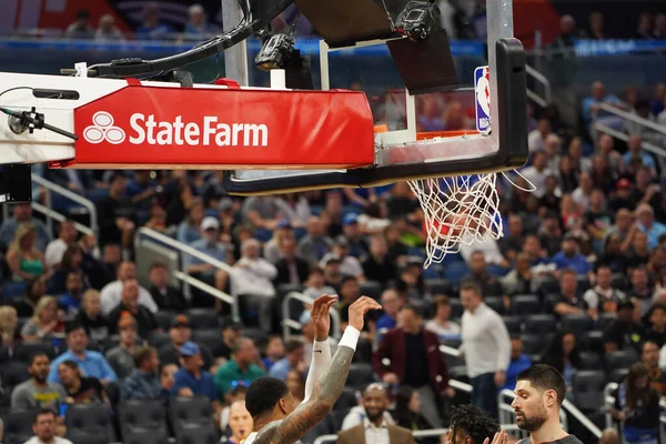 Orlando Magic Hospeda Atlanta Hawks Amway Center Orlando Florida Segunda — Fotografia de Stock