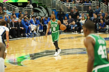 Orlando Magic, 24 Ocak 2020 tarihinde Orlando, Florida 'da Boston Celtics' e ev sahipliği yapmaktadır. Fotoğraf: Marty Jean-Louis