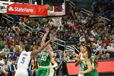 Orlando Magic, 24 Ocak 2020 tarihinde Orlando, Florida 'da Boston Celtics' e ev sahipliği yapmaktadır. Fotoğraf: Marty Jean-Louis