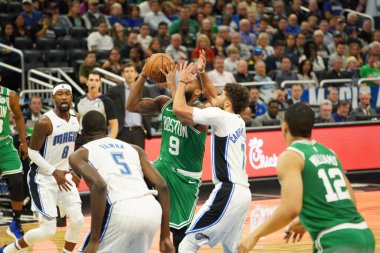 Orlando Magic, 24 Ocak 2020 tarihinde Orlando, Florida 'da Boston Celtics' e ev sahipliği yapmaktadır. Fotoğraf: Marty Jean-Louis