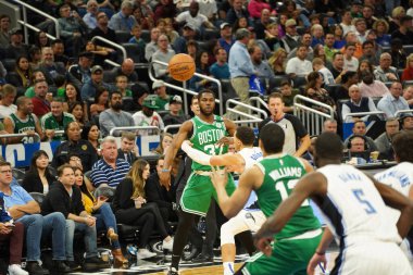 Orlando Magic, 24 Ocak 2020 tarihinde Orlando, Florida 'da Boston Celtics' e ev sahipliği yapmaktadır. Fotoğraf: Marty Jean-Louis