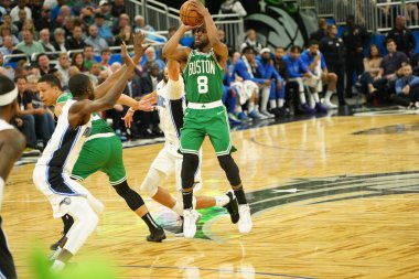 Orlando Magic, 24 Ocak 2020 tarihinde Orlando, Florida 'da Boston Celtics' e ev sahipliği yapmaktadır. Fotoğraf: Marty Jean-Louis