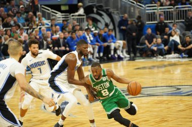 Orlando Magic, 24 Ocak 2020 tarihinde Orlando, Florida 'da Boston Celtics' e ev sahipliği yapmaktadır. Fotoğraf: Marty Jean-Louis