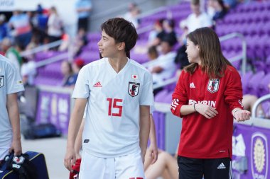 İspanya - Japonya maçı, 5 Mart 2020 tarihinde Orlando Florida 'daki Exploria Stadyumu' nda düzenlenen 2020 SheBelieves Kupası 'nda yapıldı. Fotoğraf: Marty Jean-Louis