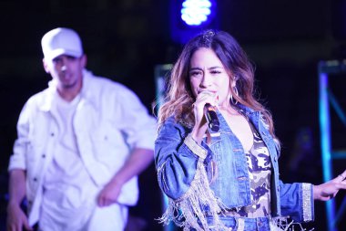 Şarkıcı Ally Brooke Maç Sonrası Konseri Pepsi tarafından 29 Şubat 2020 tarihinde Orlando Florida 'da Exploria Stadyumu' nda sunuldu. Fotoğraf: Marty Jean-Louis