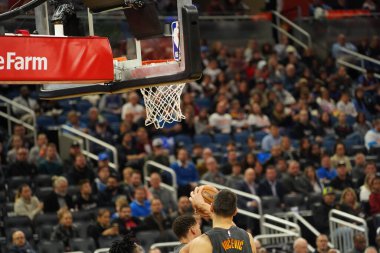 Orlando Magic 22 Ocak 2020 'de Orlando Florida' daki Amway Center 'da Oklahoma Thunder' a ev sahipliği yaptı. Fotoğraf: Marty Jean-Louis