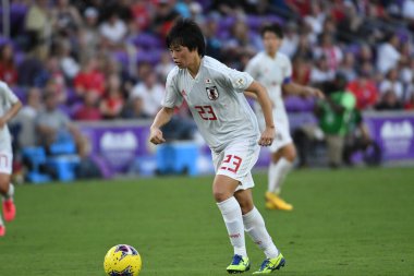 İspanya - Japonya maçı, 5 Mart 2020 tarihinde Orlando Florida 'daki Exploria Stadyumu' nda düzenlenen 2020 SheBelieves Kupası 'nda yapıldı. Fotoğraf: Marty Jean-Louis