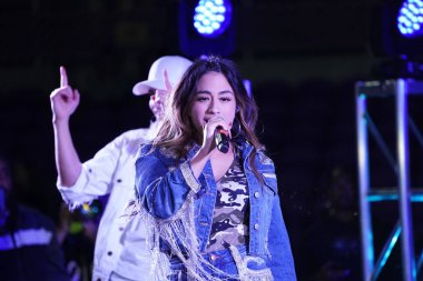 Şarkıcı Ally Brooke Maç Sonrası Konseri Pepsi tarafından 29 Şubat 2020 tarihinde Orlando Florida 'da Exploria Stadyumu' nda sunuldu. Fotoğraf: Marty Jean-Louis