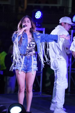 Şarkıcı Ally Brooke Maç Sonrası Konseri Pepsi tarafından 29 Şubat 2020 tarihinde Orlando Florida 'da Exploria Stadyumu' nda sunuldu. Fotoğraf: Marty Jean-Louis