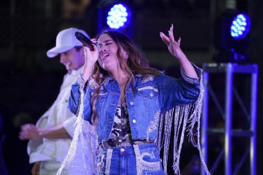 Şarkıcı Ally Brooke Maç Sonrası Konseri Pepsi tarafından 29 Şubat 2020 tarihinde Orlando Florida 'da Exploria Stadyumu' nda sunuldu. Fotoğraf: Marty Jean-Louis
