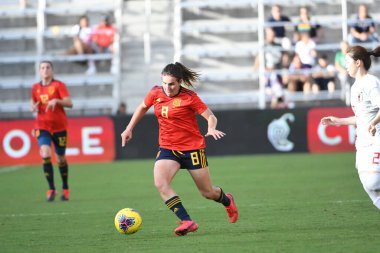İspanya - Japonya maçı, 5 Mart 2020 tarihinde Orlando Florida 'daki Exploria Stadyumu' nda düzenlenen 2020 SheBelieves Kupası 'nda yapıldı. Fotoğraf: Marty Jean-Louis