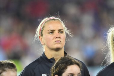 5 Mart 2020 'de Orlando Florida' daki Exploria Stadyumu 'nda düzenlenen 2020 SheBelieves Kupası' nda ABD ile İngiltere maçı. Fotoğraf: Marty Jean-Louis