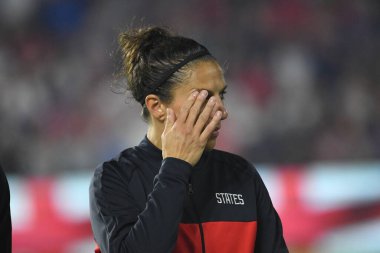 5 Mart 2020 'de Orlando Florida' daki Exploria Stadyumu 'nda düzenlenen 2020 SheBelieves Kupası' nda ABD ile İngiltere maçı. Fotoğraf: Marty Jean-Louis