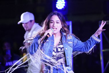 Şarkıcı Ally Brooke Maç Sonrası Konseri Pepsi tarafından 29 Şubat 2020 tarihinde Orlando Florida 'da Exploria Stadyumu' nda sunuldu. Fotoğraf: Marty Jean-Louis